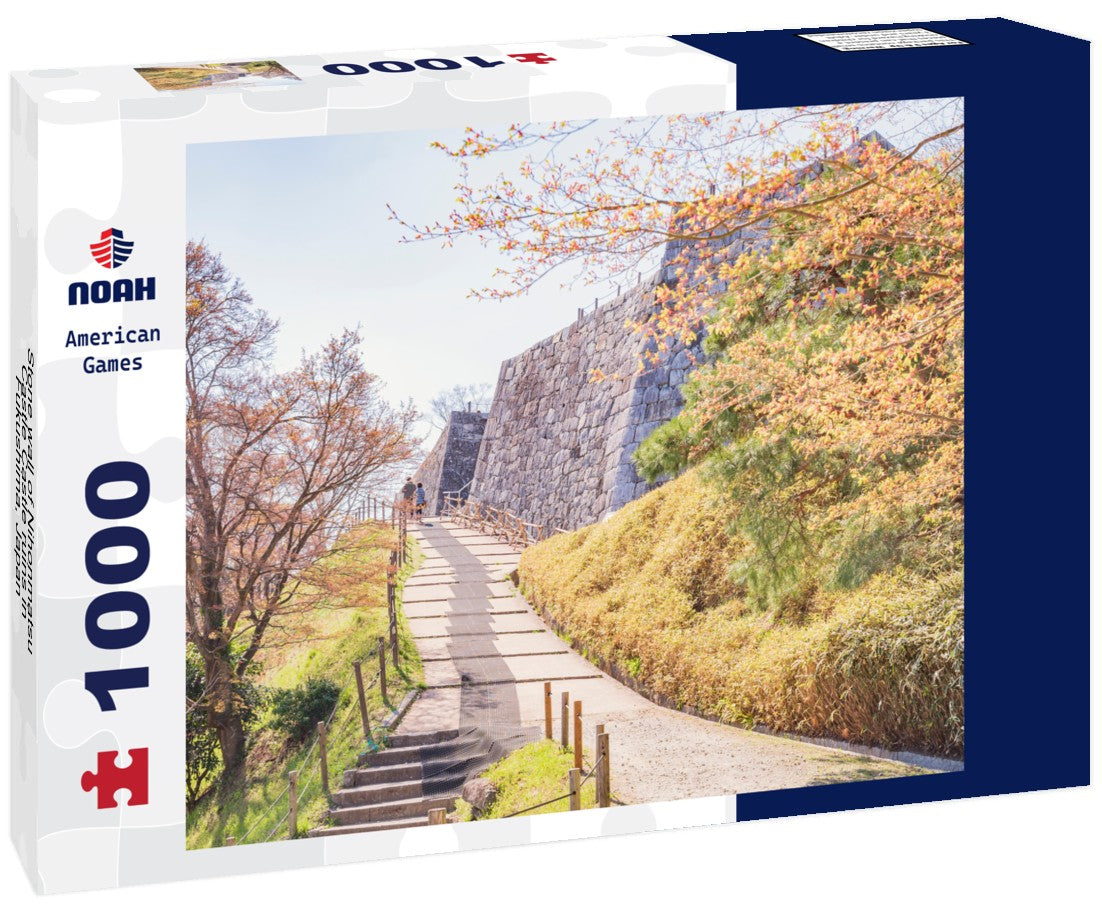 Stone wall of Nihonmatsu Castle Castle ruins in Fukushima, Japan 1000pc Puzzle
