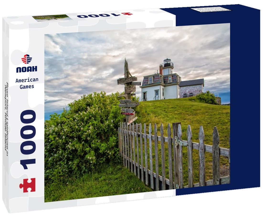 Noah Jigsaw Puzzle Rose Island Lighthouse in Newport, Rhode Island 1000 pieces