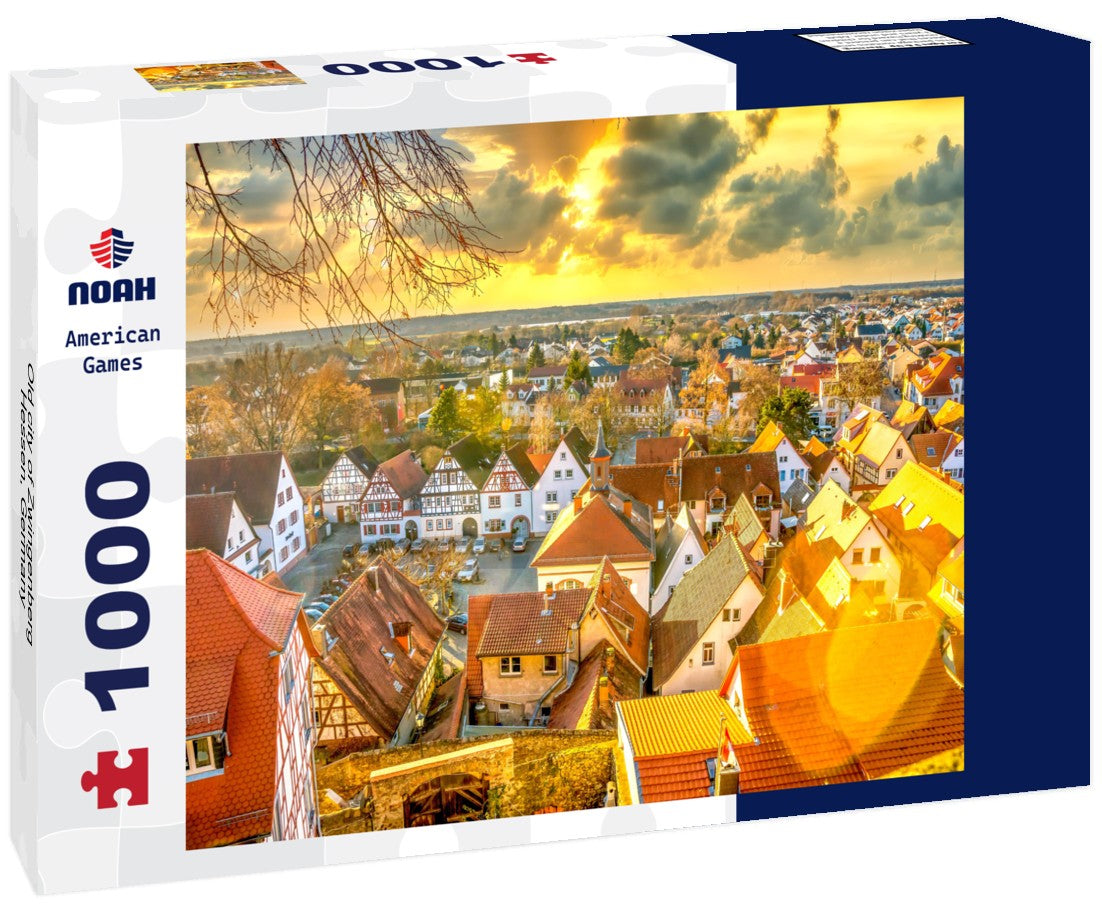 Old city of Zwingenberg, Hessen, Germany 1000pc Puzzle