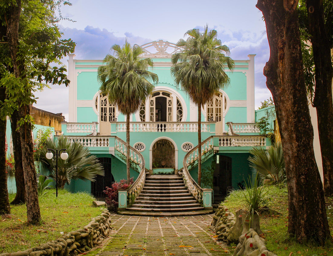 The garden and facade of the Maranhão School of Music, in the historic center of São Luís, Brazil 1000pc Puzzle