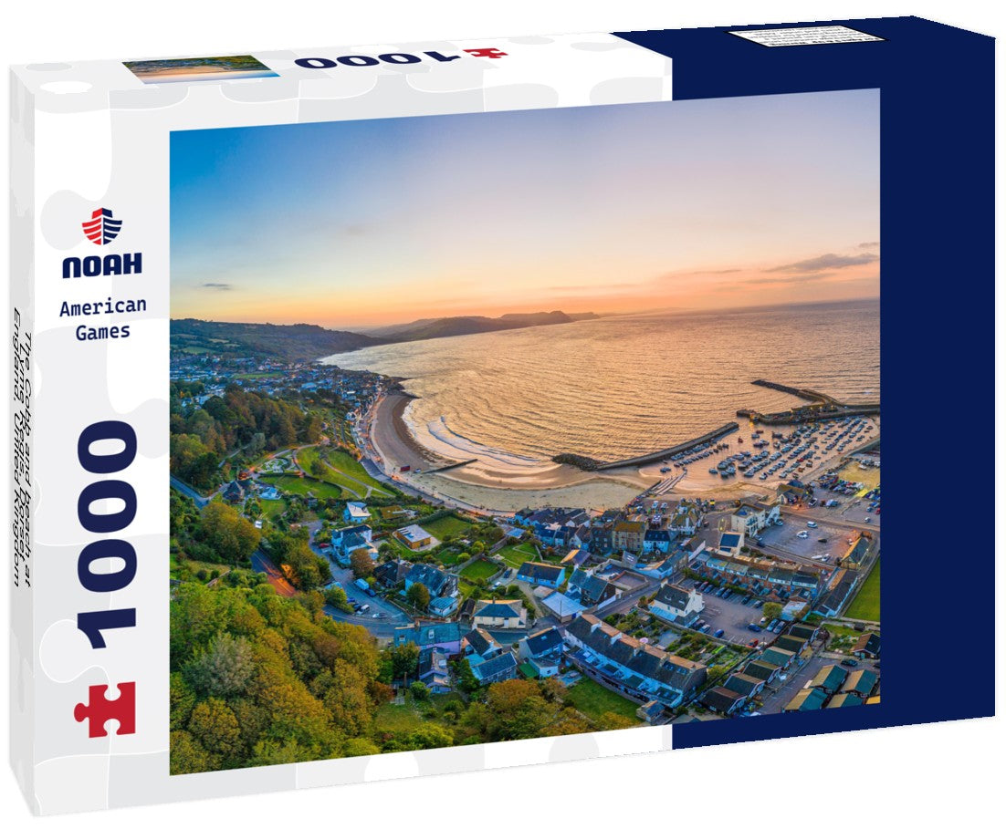 The Cobb and beach at Lyme Regis, Dorset, England, United Kingdom 1000pc Puzzle