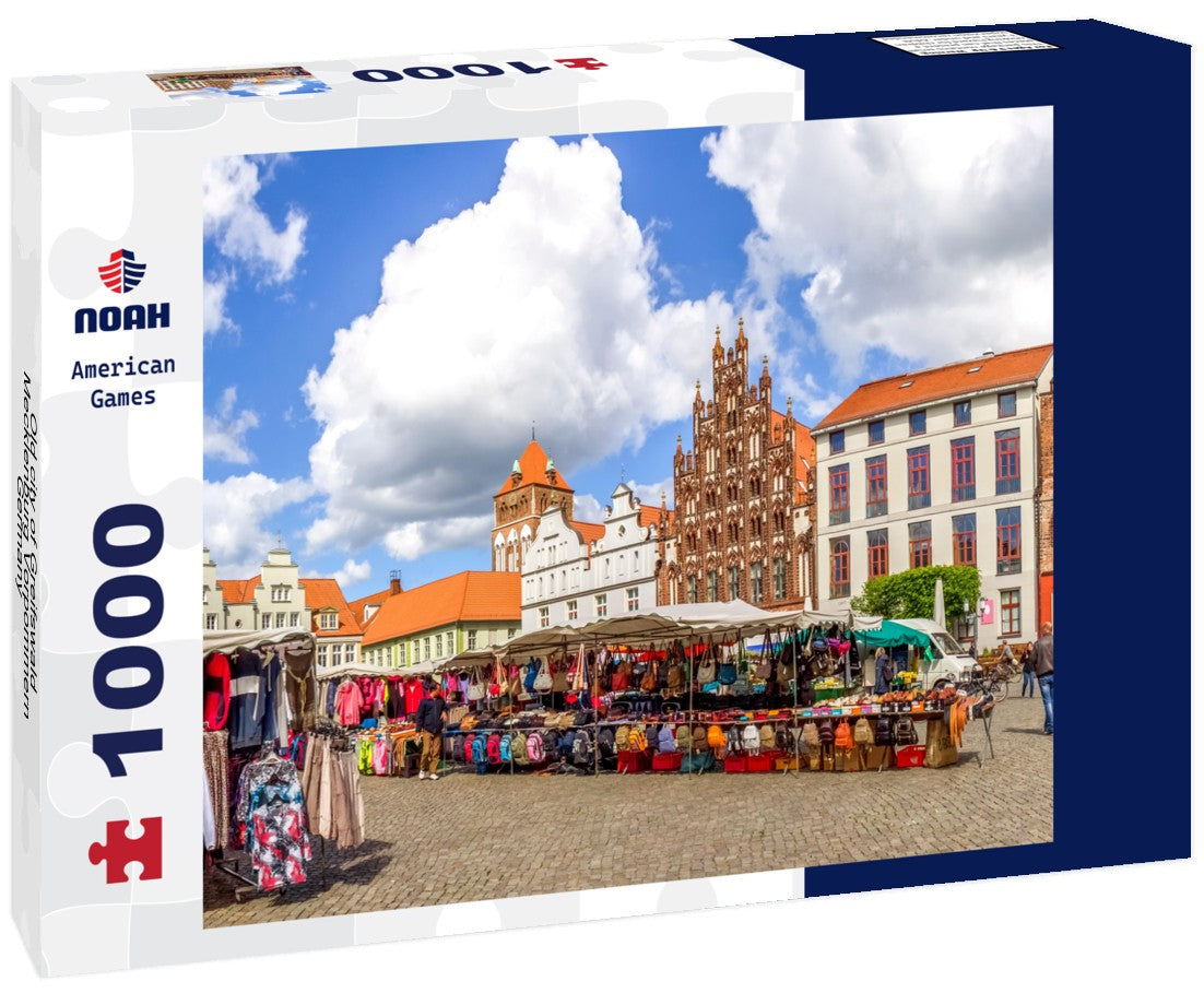 Old city of Greifswald, Mecklenburg Vorpommern, Germany 1000pc Puzzle