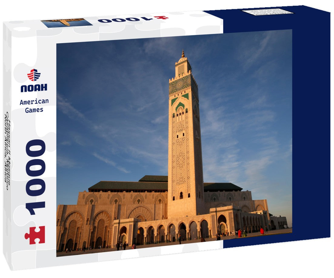 Noah Jigsaw Puzzle Hassan II Mosque, Casablanca, Morocco, North Africa, Africa 1000 pieces