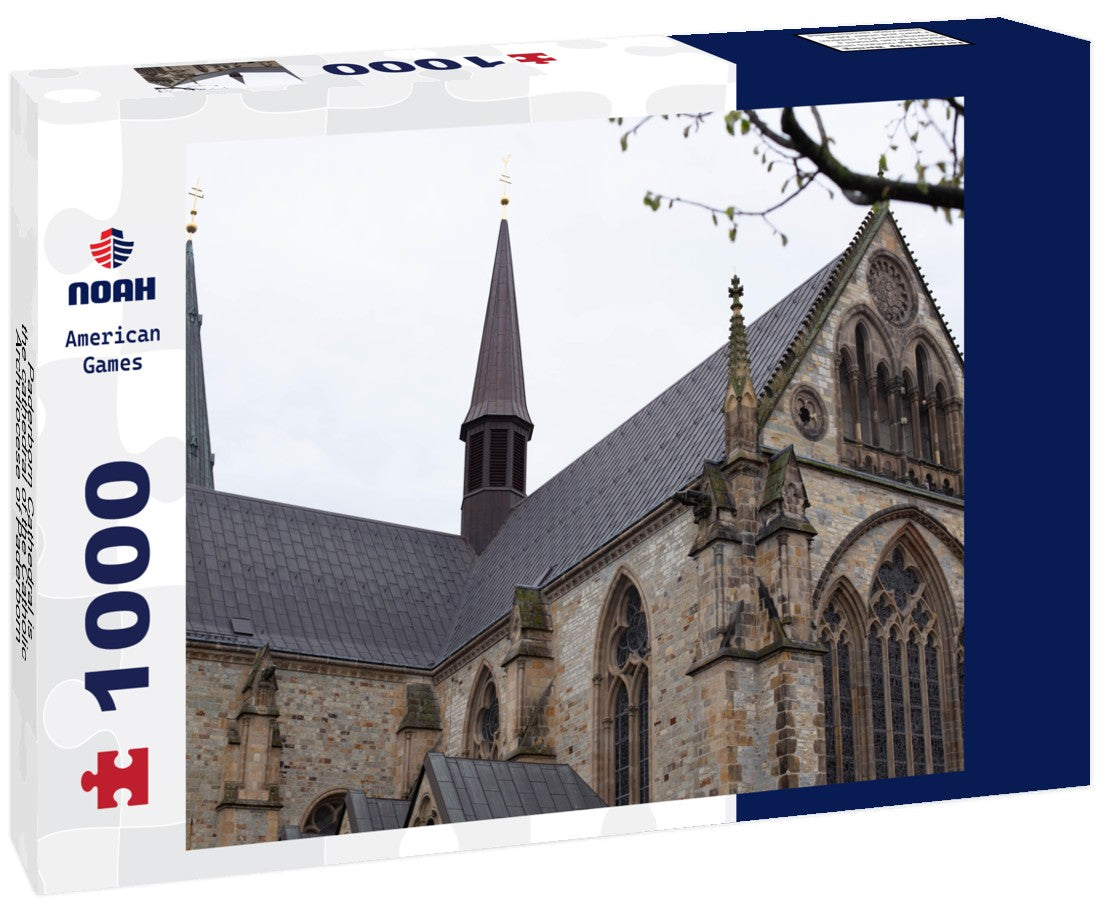 Paderborn Cathedral is the cathedral of the Catholic Archdiocese of Paderborn, Germany 1000pc Puzzle