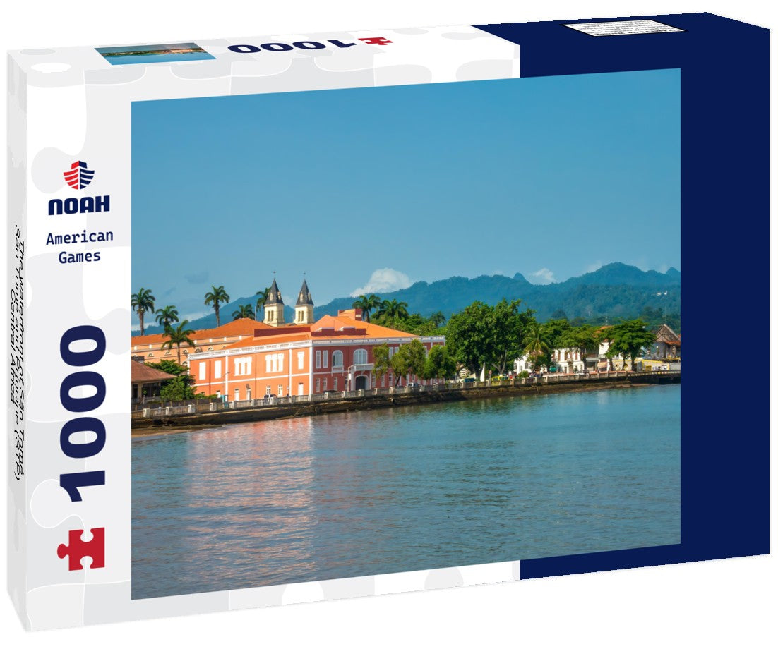 The waterfront of São Tomé, São Tomé and Príncipe (STP), Central Africa 1000pc Puzzle
