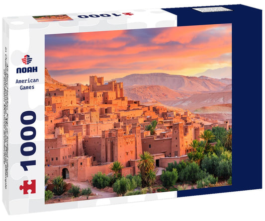 Noah Jigsaw Puzzle Ait-Ben-Haddou, Ksar or fortified village in Ouarzazate province, Morocco. Prime example of southern Morocco architecture 1000 pieces