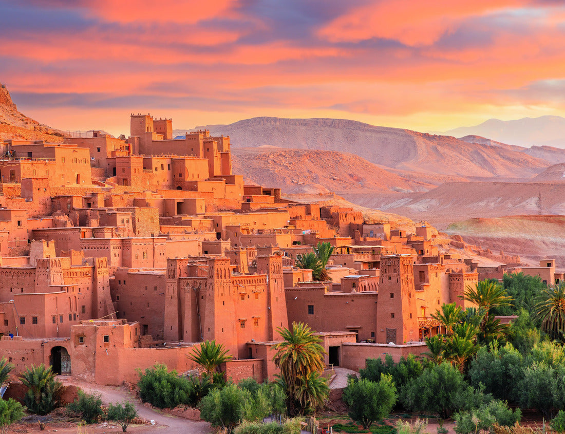 Noah Jigsaw Puzzle Ait-Ben-Haddou, Ksar or fortified village in Ouarzazate province, Morocco. Prime example of southern Morocco architecture 1000 pieces