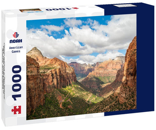Noah Jigsaw Puzzle Canyon overlook in Zion National Park, Utah, United States of America, North America 1000 pieces