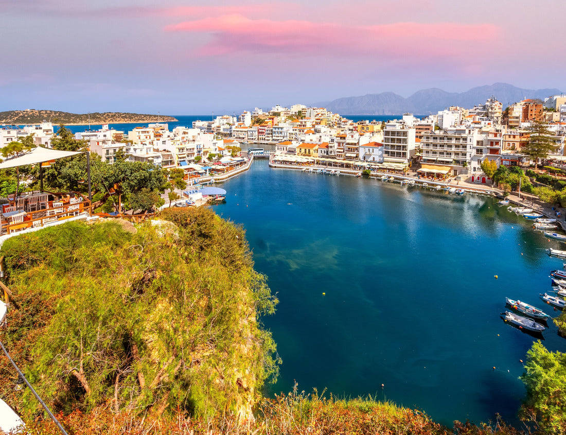Old city of Agios Nikolaos, Island Crete, Greece 1000pc Puzzle