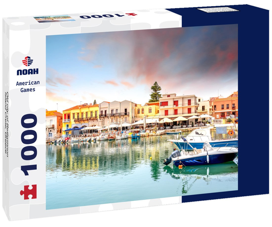 Old city of Rethymnon, Island Crete, Greece 1000pc Puzzle