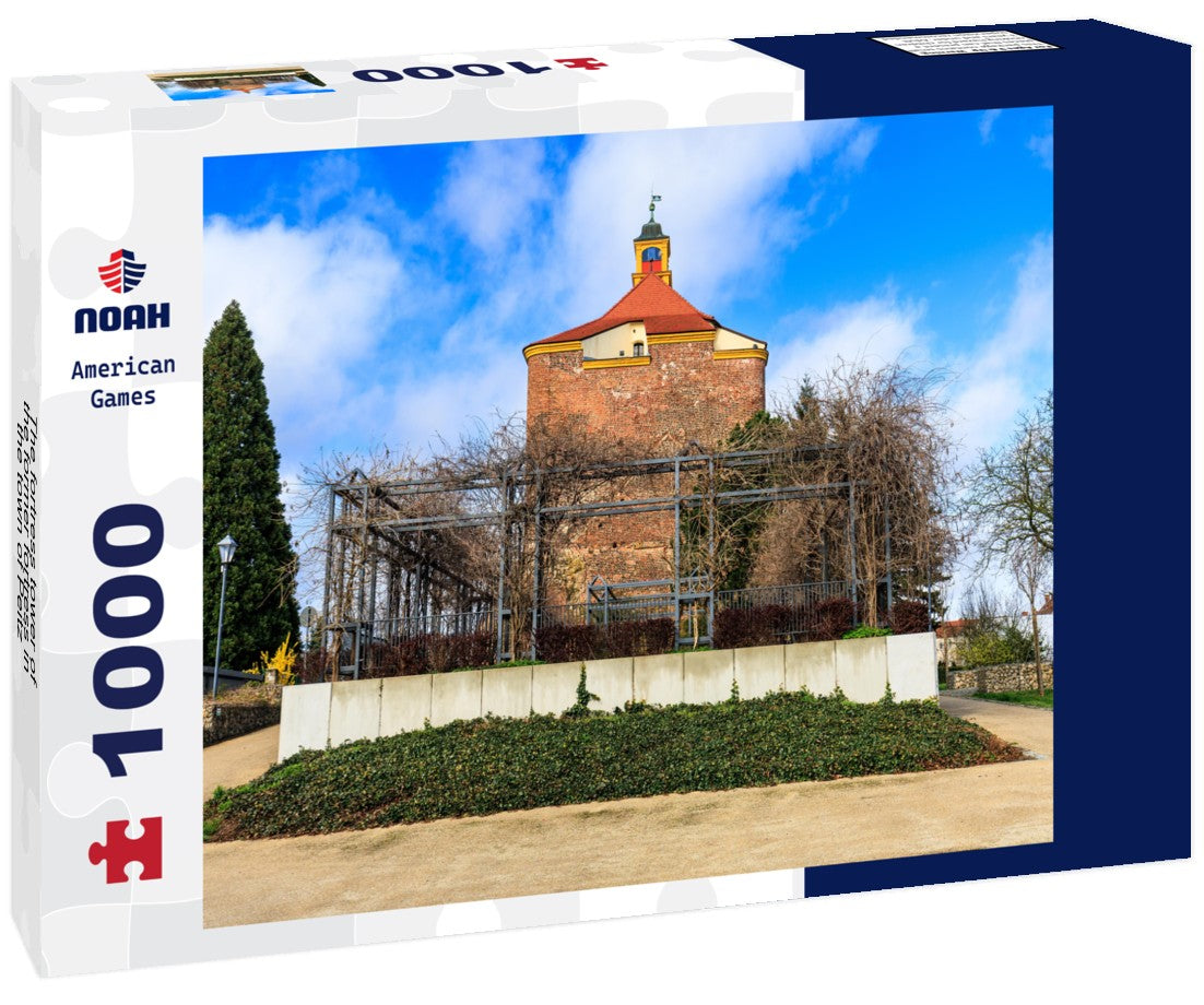 The fortress tower of the former fortress in the town of Peitz, Brandenburg, Germany 1000pc Puzzle