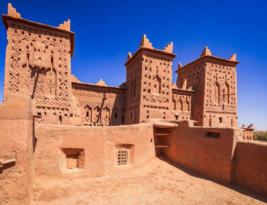 Skoura, Morocco. Kasbah Amridil, historical fortified architecture in High Atlas mountains range 1000pc Puzzle