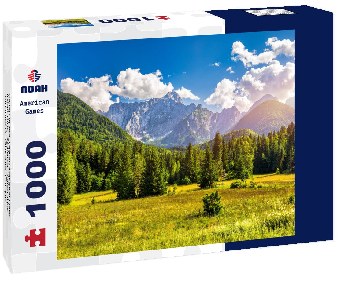 Valley in the Triglav National Park, Julian Alps, Slovenia. Julian Alps mountains, Slovenia, Europe 1000pc Puzzle