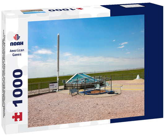 Noah Jigsaw Puzzle The Minuteman Missile launch facility (missile silo) with viewing enclosure at Minuteman Missile National Historic Site in South Dakota 1000 pieces