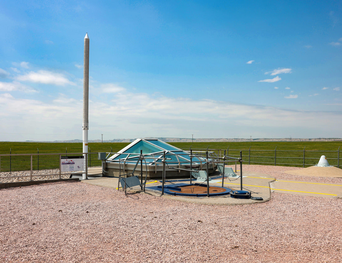 The Minuteman Missile launch facility (missile silo) with viewing enclosure at Minuteman Missile National Historic Site in South Dakota 1000pc Puzzle