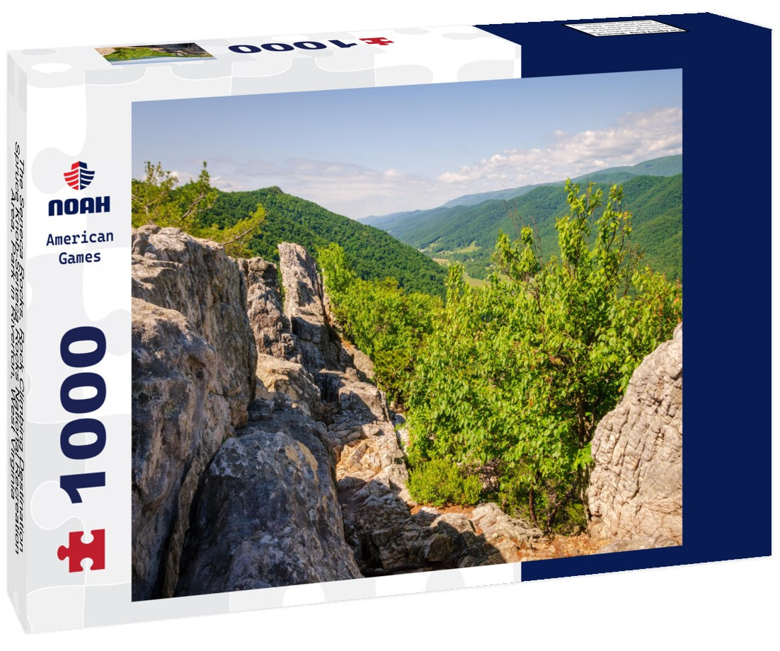 Noah Jigsaw Puzzle The Seneca Rocks, Rock Climbing Destination Spruce Knob-Seneca Rocks National Recreation Area, Park in Riverton, West Virginia, USA 1000 pieces