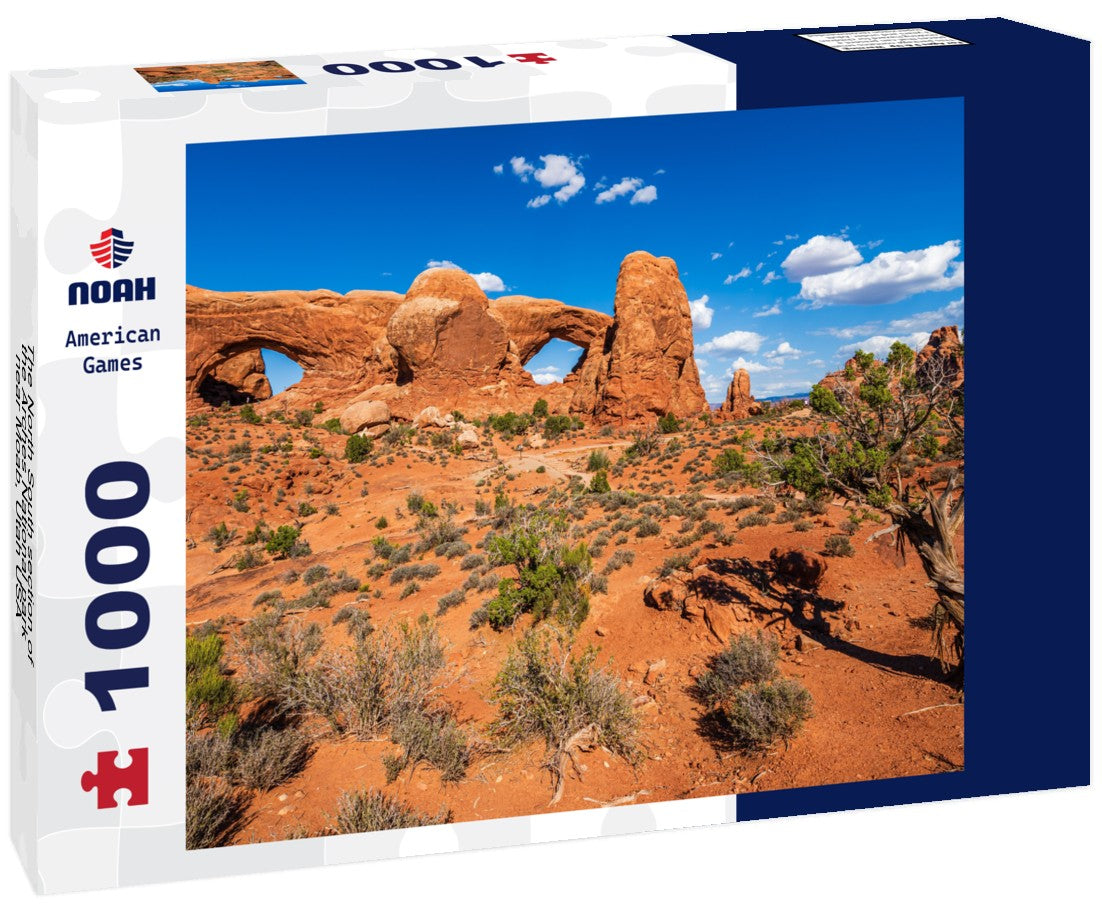 The North South section of the Arches National park near Moab, Utah USA 1000pc Puzzle
