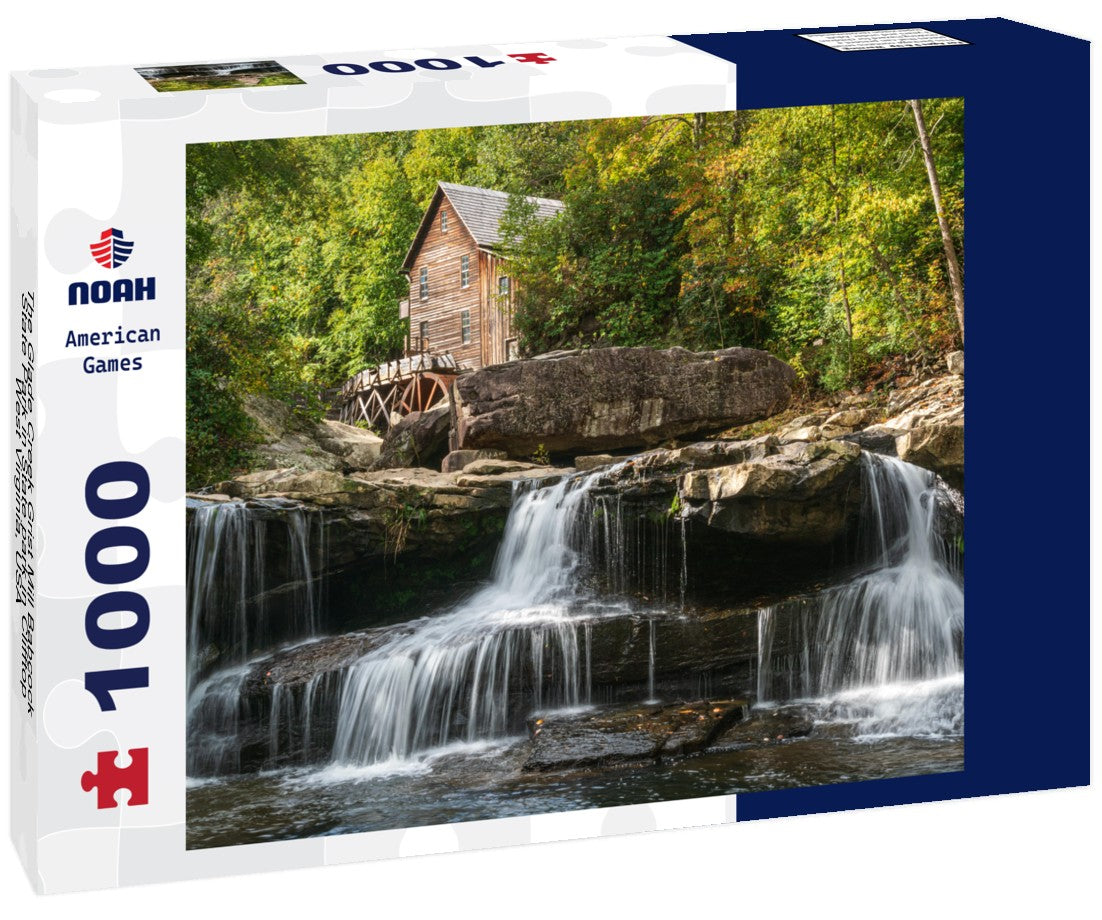 The Glade Creek Grist Mill Babcock State Park in State park in Clifftop, West Virginia, USA 1000pc Puzzle