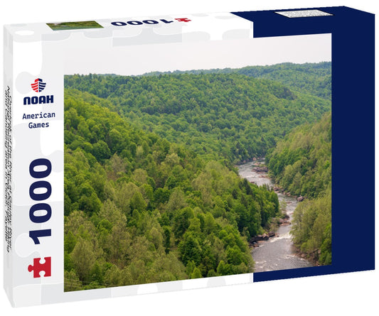 Noah Jigsaw Puzzle Overlook of the River at Gauley River National Recreation Area Popular Hiking and Canoeing area in Victor, Fayette County, West Virginia, USA 1000 pieces