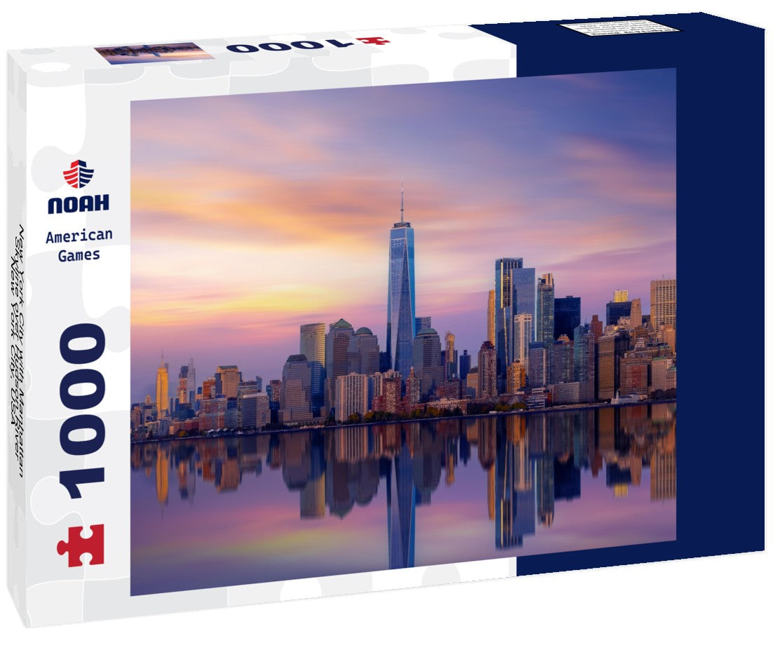 Noah Jigsaw Puzzle New York City with Manhattan Skyline over Hudson River,New York City, USA 1000 pieces