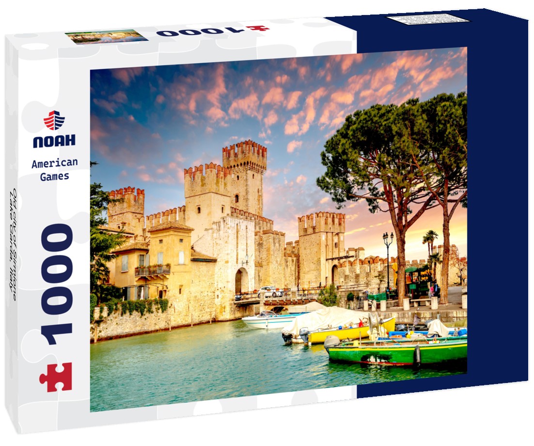 Old city of Sirmione, Lake Garda, Italy 1000pc Puzzle