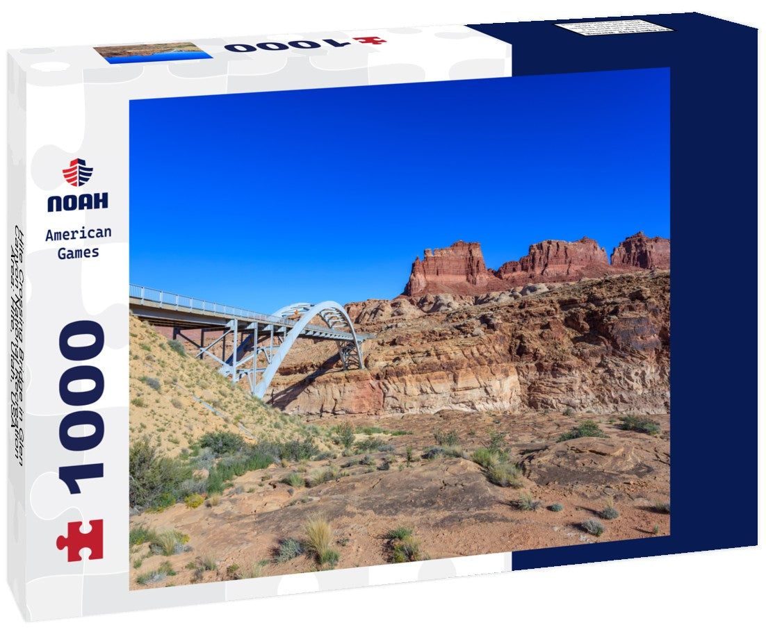 Noah Jigsaw Puzzle Hite Crossing Bridge in Glen Canyon National Recreation Area: Hite, Utah, USA 1000 pieces