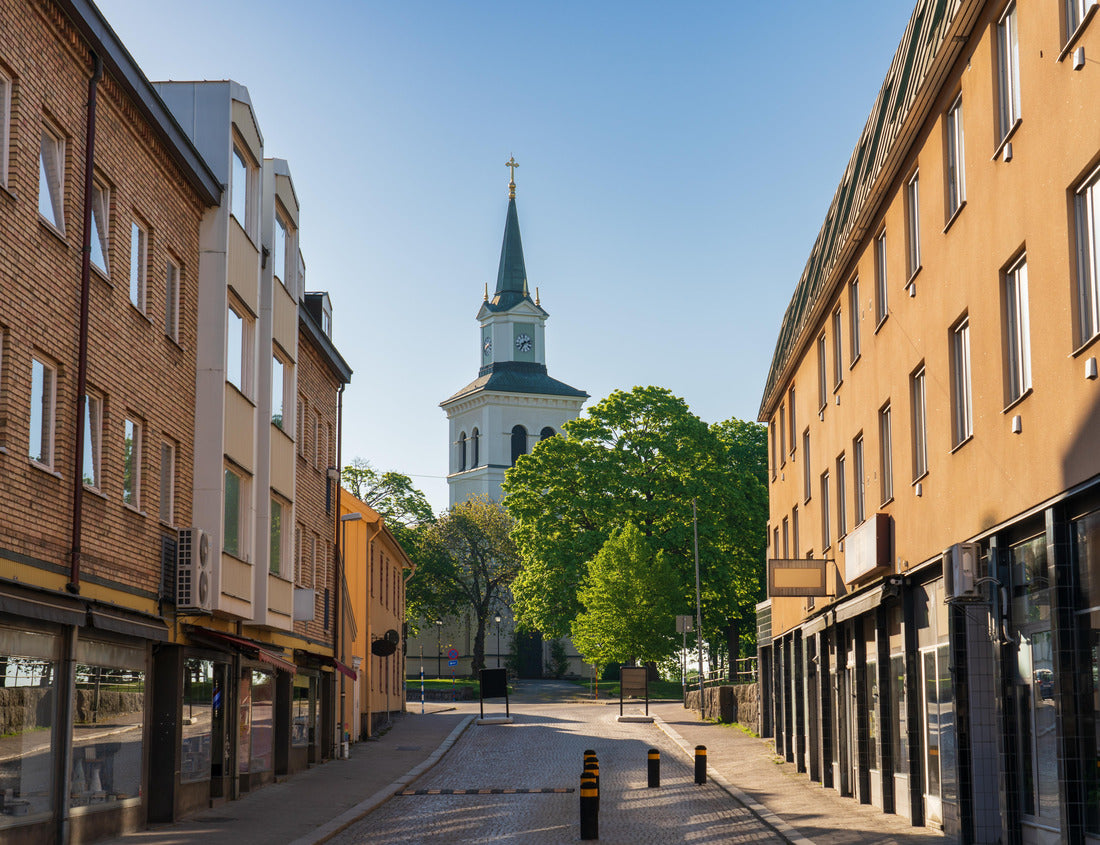 Tower of Vimmerby Kyrka evangelical church in Vimmerby, Sweden 1000pc Puzzle