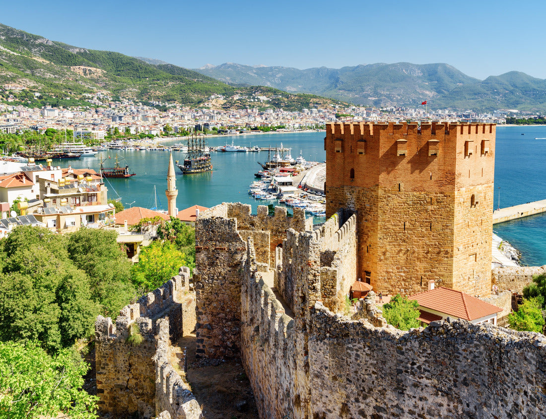 Noah Jigsaw Puzzle Awesome view of the Kizil Kule (Red Tower) from fortress walls of Alanya Castle in Turkey 1000 pieces