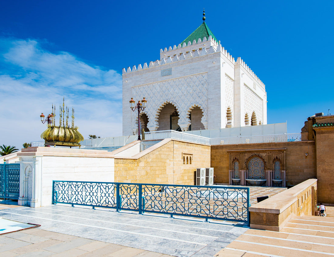 Rabat, Morocco - Mausoleum of Mohammed V. Rabat is the capital city of Morocco, an administrative city but very popular 1000pc Puzzle