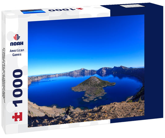 Noah Jigsaw Puzzle Crater Lake and Wizard Island in Crater Lake National Park: Crater Lake, Oregon, USA 1000 pieces