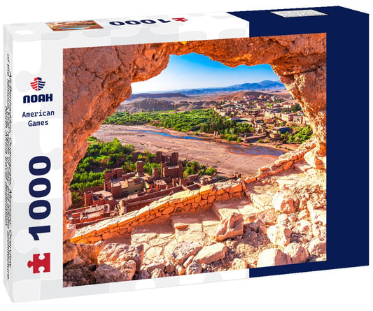 Noah Jigsaw Puzzle Ait-Benhaddou, Ouarzazate, Morocco: Overview of the famous ksar made of clay and adobe architecture. North Africa travel destination 1000 pieces