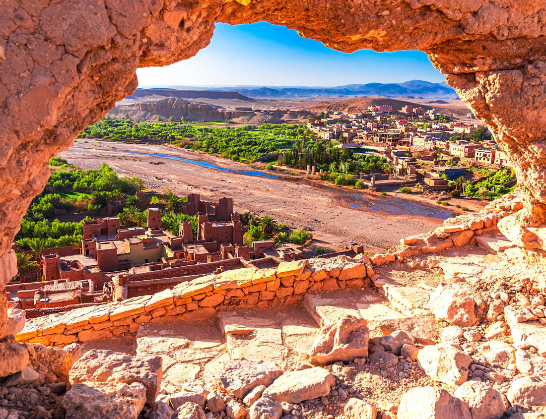 Noah Jigsaw Puzzle Ait-Benhaddou, Ouarzazate, Morocco: Overview of the famous ksar made of clay and adobe architecture. North Africa travel destination 1000 pieces