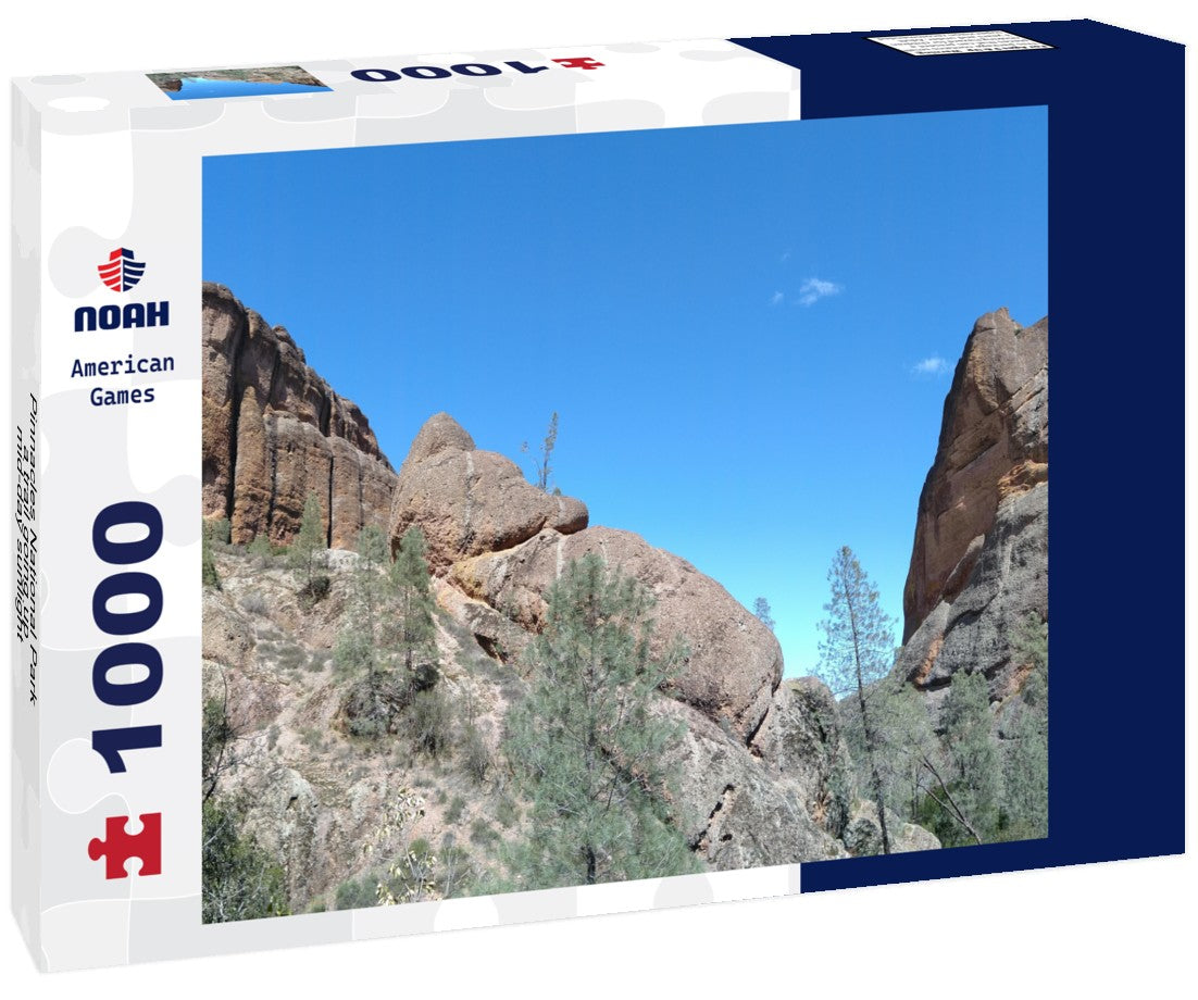 Noah Jigsaw Puzzle Pinnacles National Park, a trail going up, mid-day sunlight, early Spring, California 1000 pieces