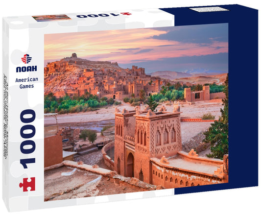 Noah Jigsaw Puzzle Ait Ben-Haddou, Morocco. Famous old clay town in High Atlas mountains, North Africa 1000 pieces