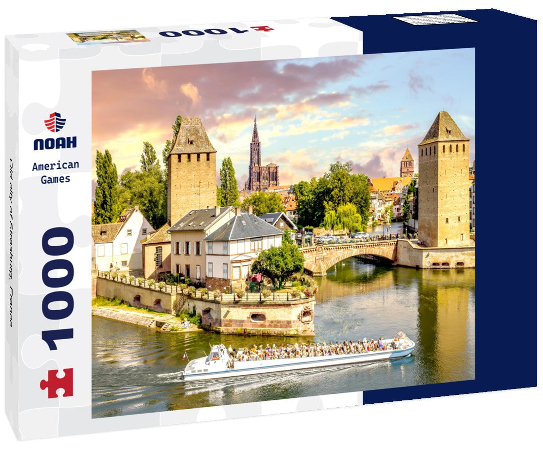 Old city of Strasburg, France 1000pc Puzzle