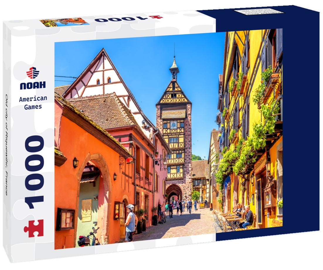 Old city of Riquewihr, France 1000pc Puzzle