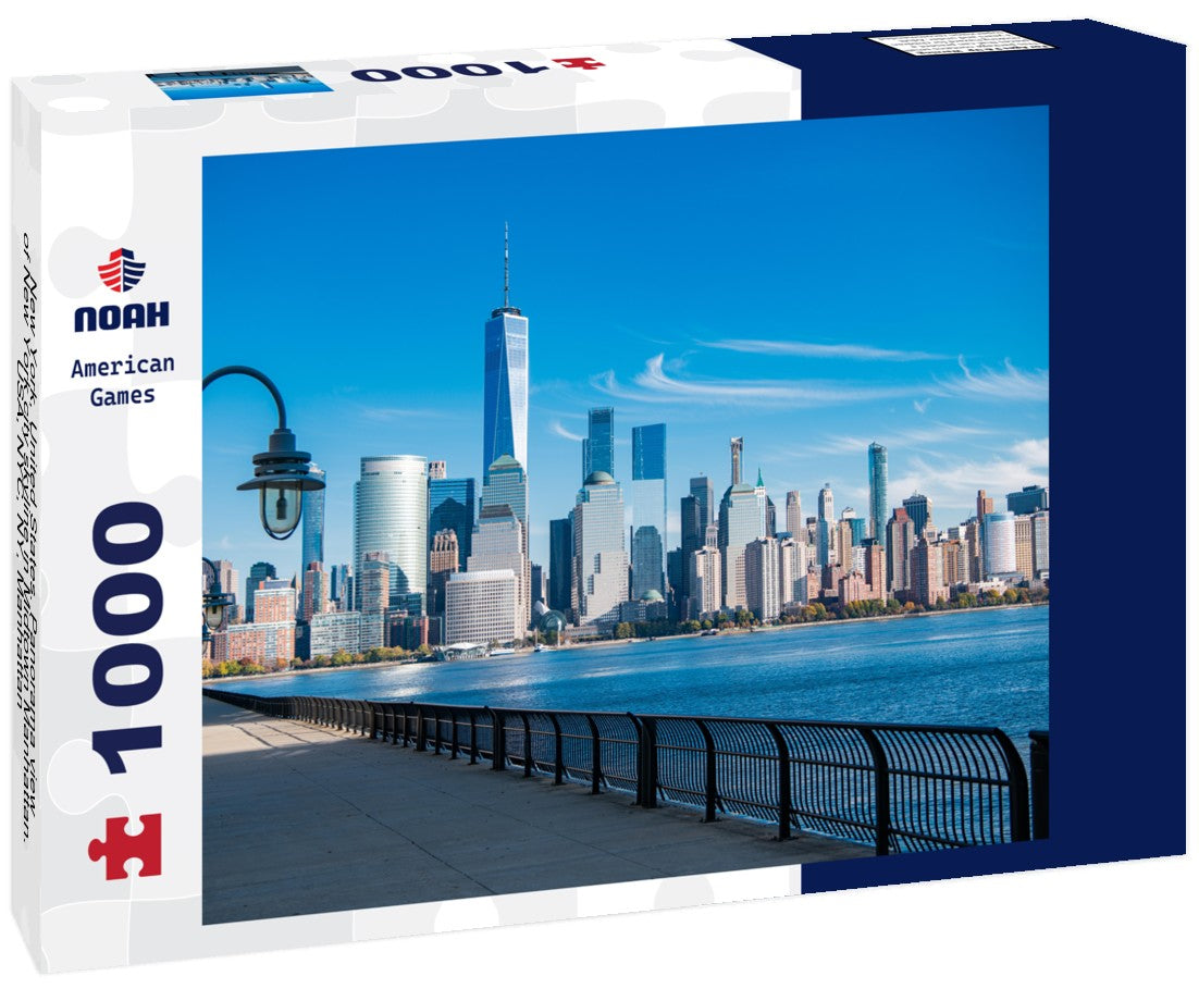 Noah Jigsaw Puzzle New York, United States. Panorama view of New York city skyline in Midtown Manhattan. USA, NYC, NY, Manhattan 1000 pieces