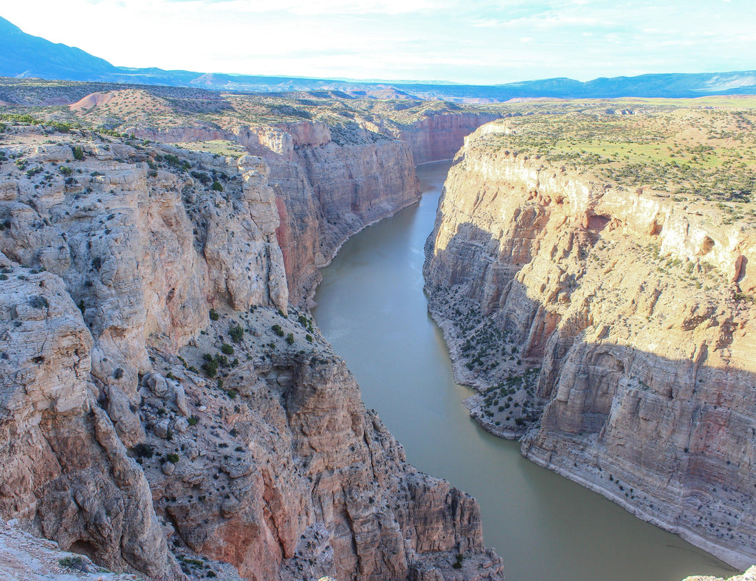 Noah Jigsaw Puzzle Looking toward Booz Canyon from Devil's Canyon Overlook at Bighorn Canyon National Recreation Area NNE of Lovell, WY 1000 pieces