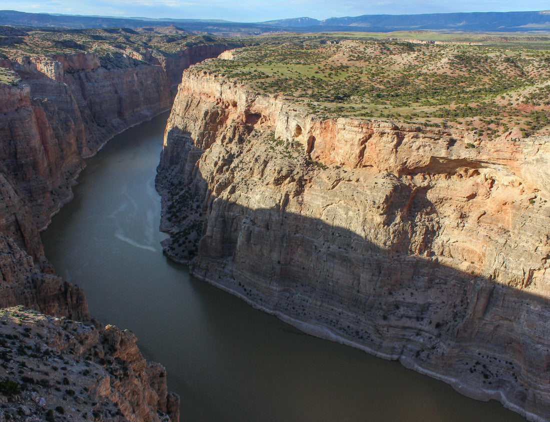 Noah Jigsaw Puzzle Looking toward Booz Canyon from Devil's Canyon Overlook at Bighorn Canyon National Recreation Area NNE of Lovell, WY 1000 pieces