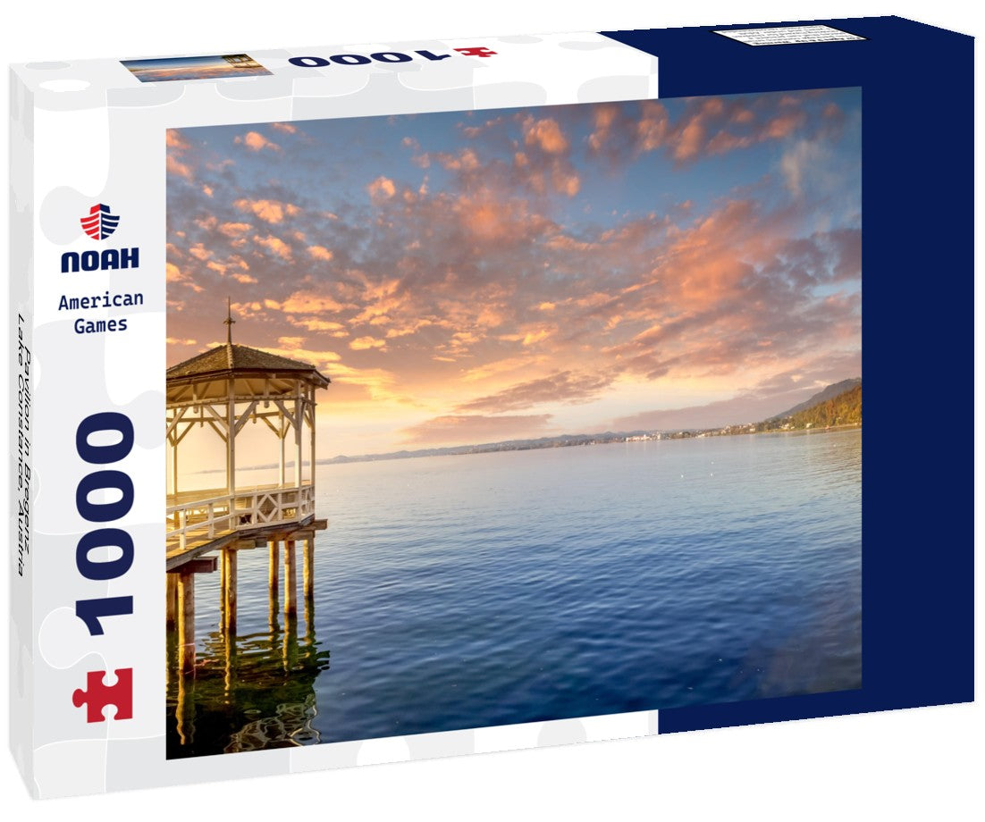 Pavilion in Bregenz, Lake Constance, Austria 1000pc Puzzle