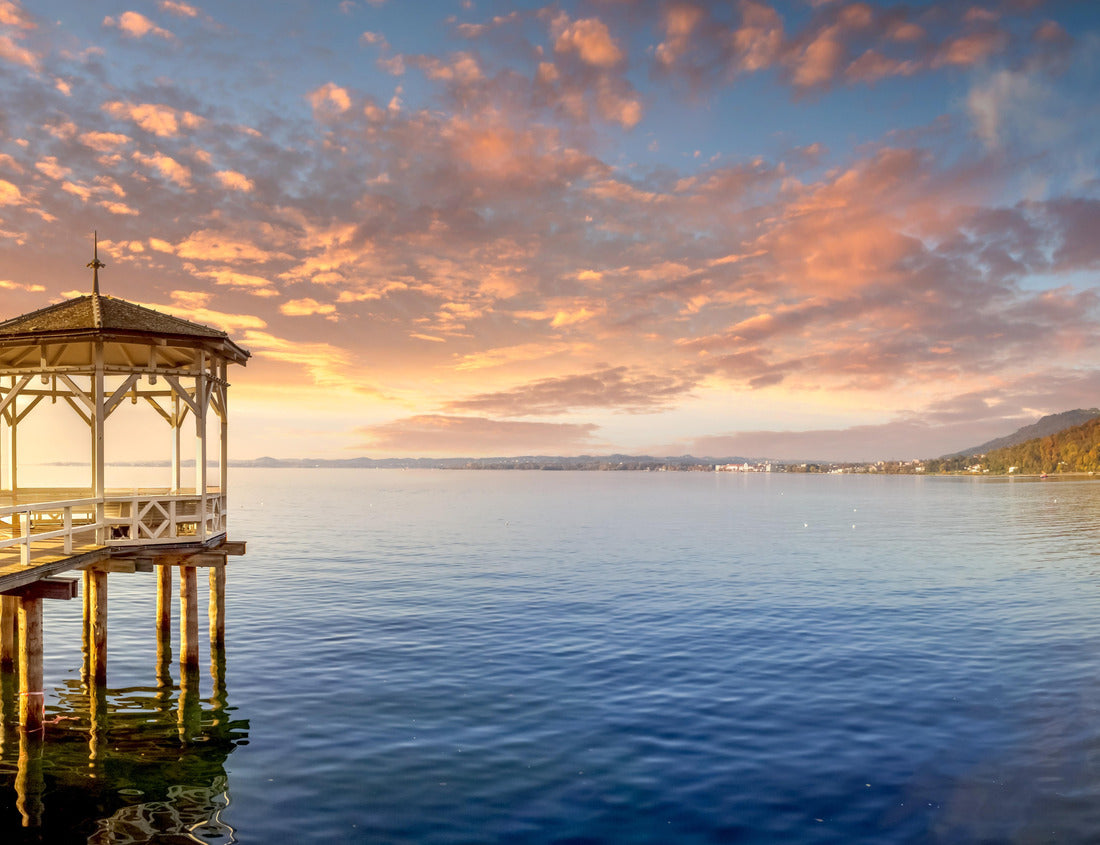 Pavilion in Bregenz, Lake Constance, Austria 1000pc Puzzle