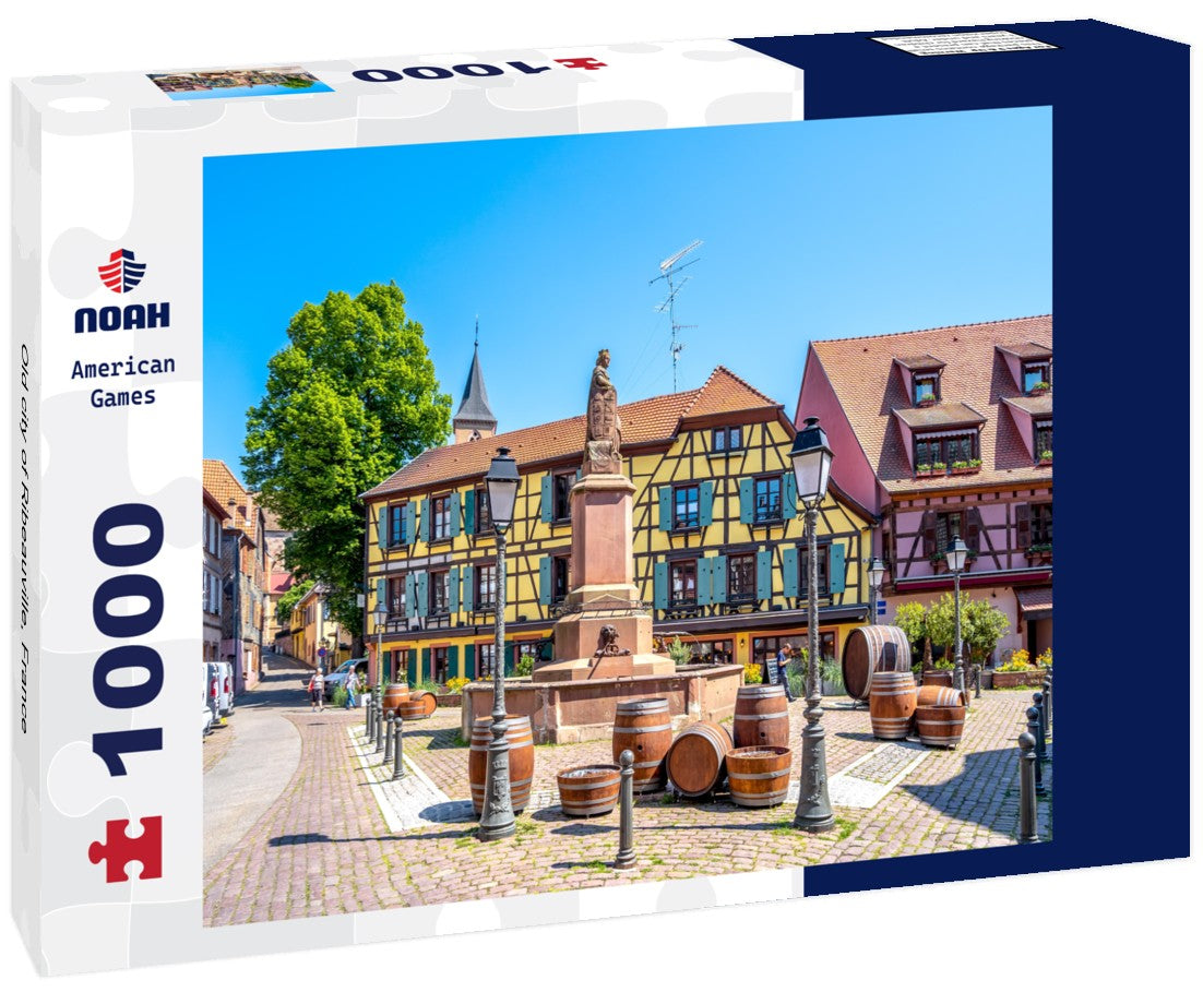 Old city of Ribeauville, France 1000pc Puzzle
