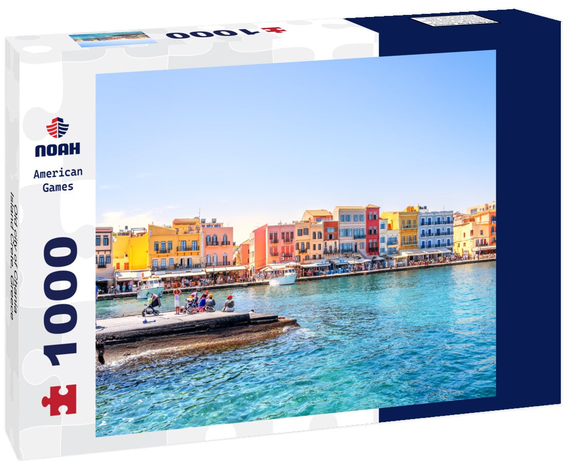 Old city of Chania, Island Crete, Greece 1000pc Puzzle
