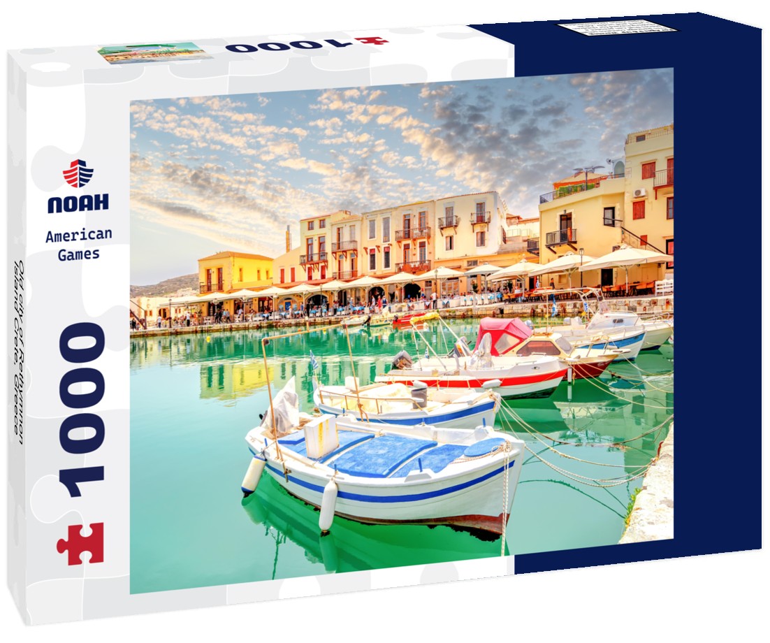 Old city of Rethymnon, Island Crete, Greece 1000pc Puzzle
