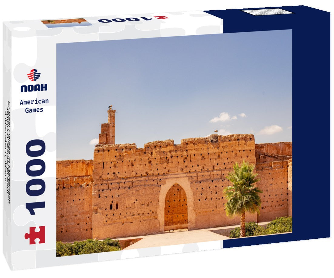 Noah Jigsaw Puzzle El Badi Palace in Marrakech, Morocco_Palais El Badi à Marrakech, Maroc 1000 pieces