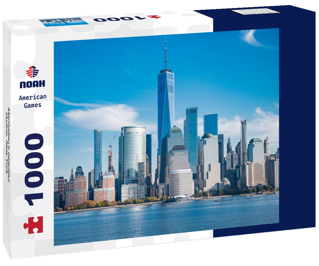 Noah Jigsaw Puzzle Manhattan's beautiful skyline, New York 1000 pieces