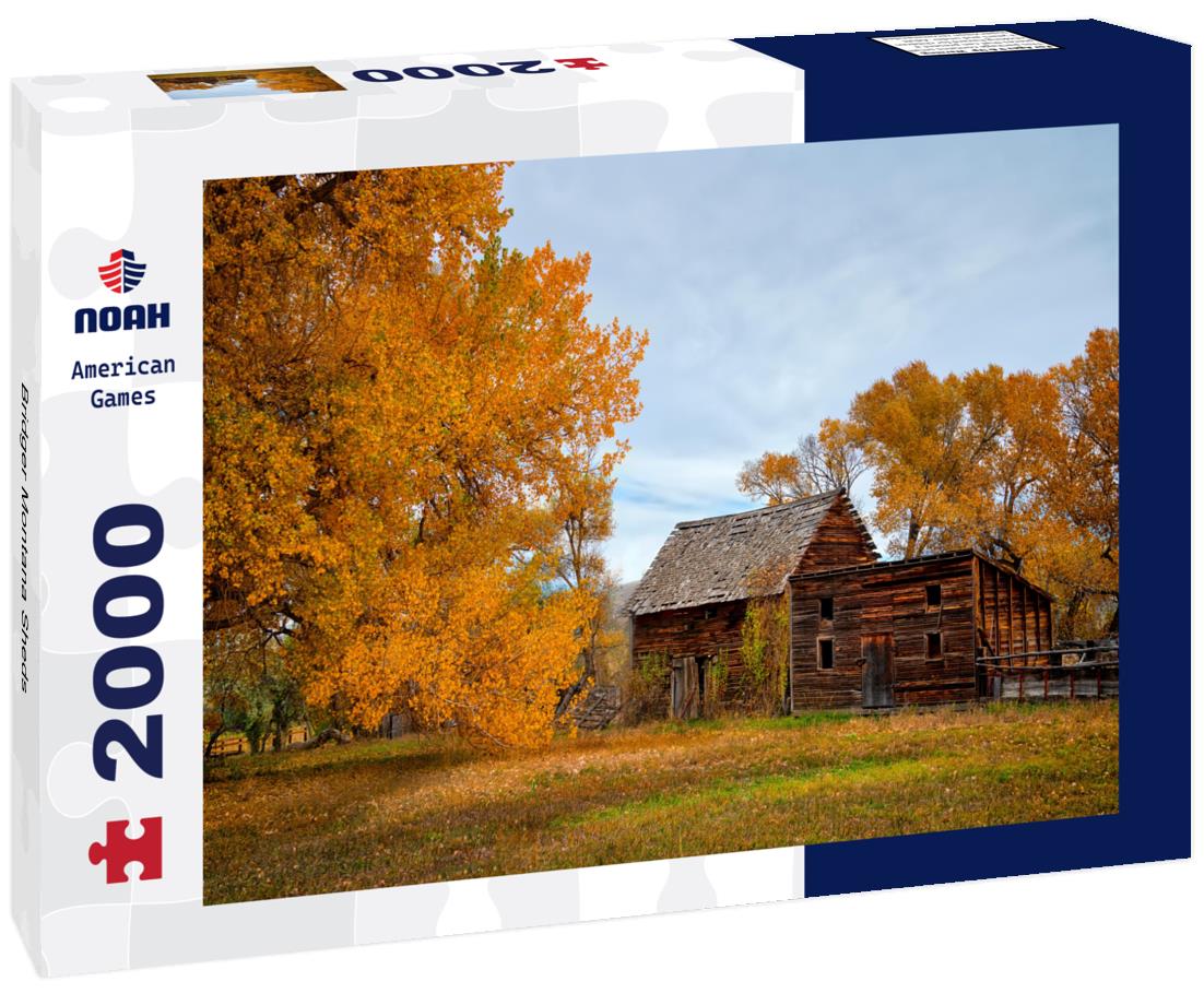 Noah Jigsaw Puzzle Bridger Montana Sheds 2000 pieces