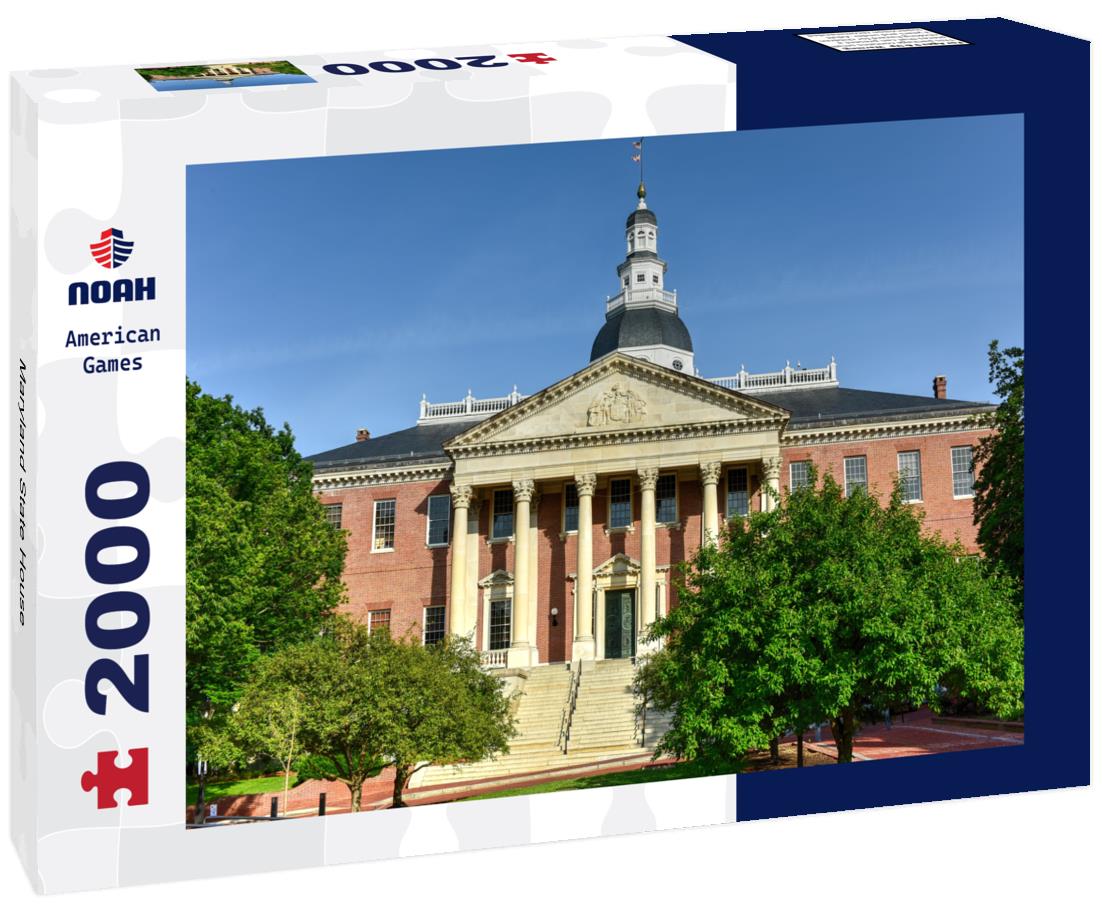 Noah Jigsaw Puzzle Maryland State House 2000 pieces