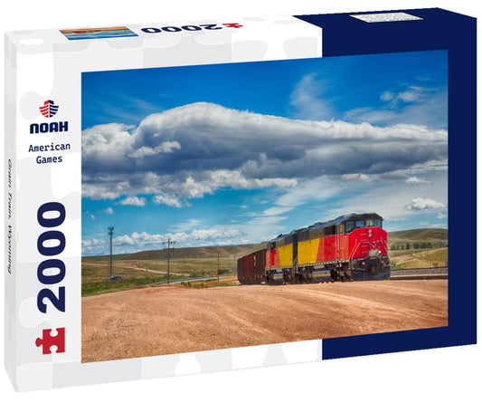 Noah Jigsaw Puzzle Grain Train, Wyoming 2000 pieces