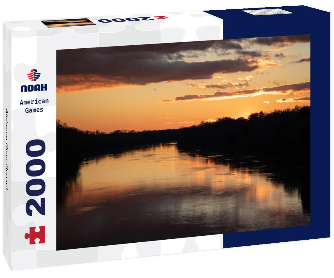 Noah Jigsaw Puzzle Alabama River Sunset 2000 pieces